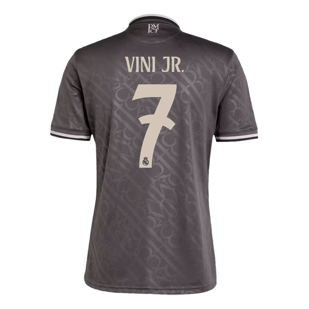 VINI JR. #7 Real Madrid Third Away Soccer Jersey 2024/25 footmaillots.fr