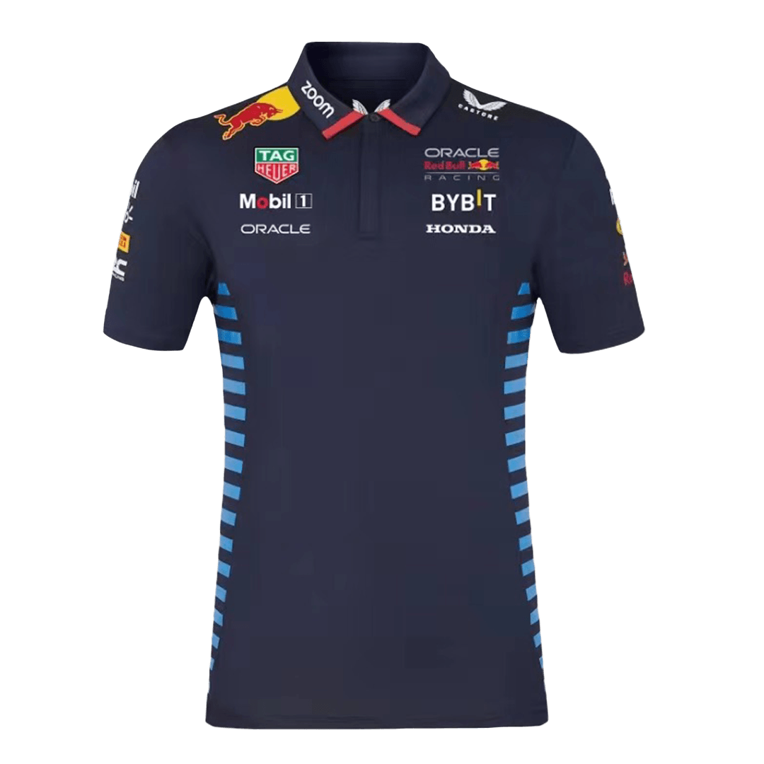 Red Bull F1 Racing Team Polo 2024 - Navy Plus Size(3XL-5XL) footmaillots.fr