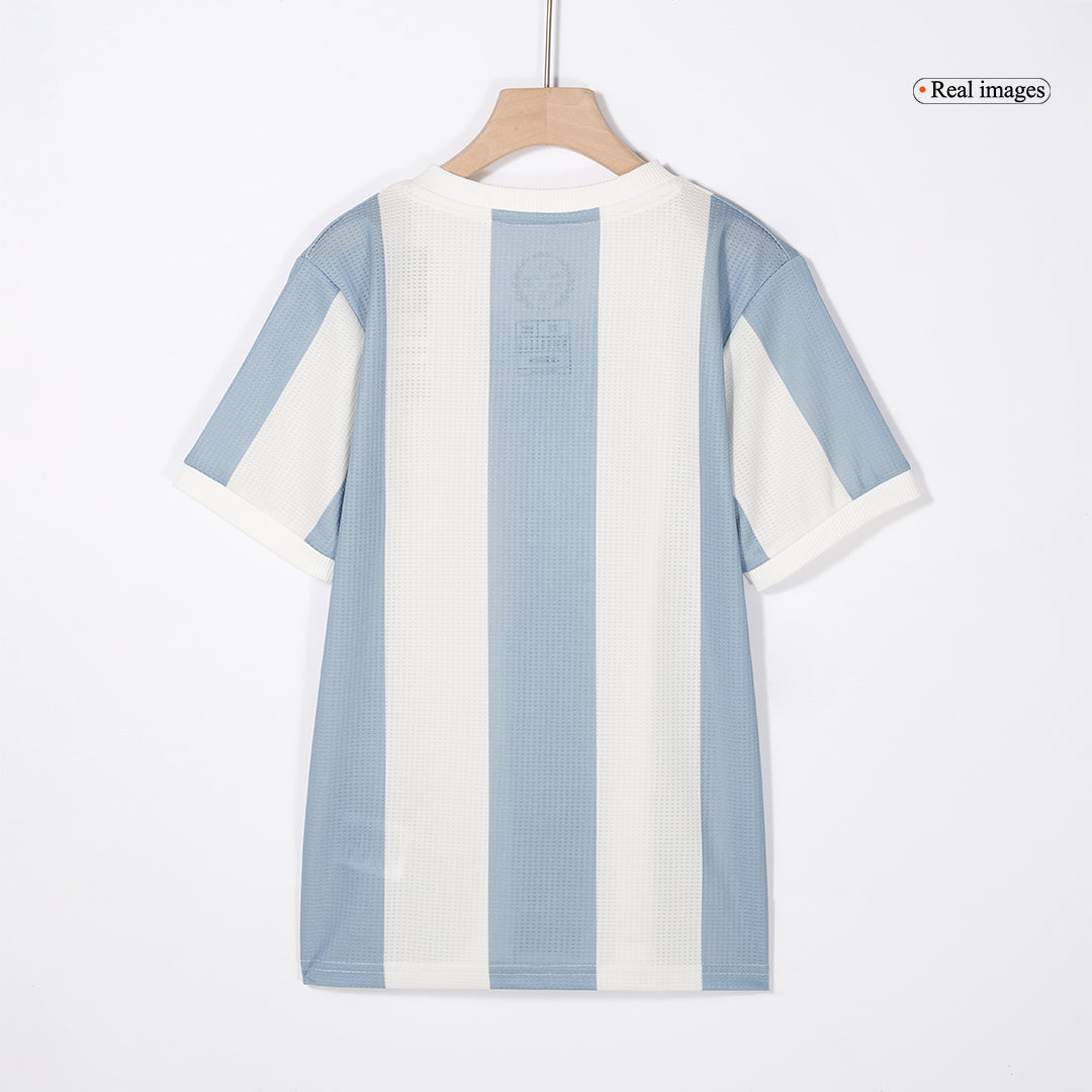 Kid's Argentina Soccer Jersey Kit(Jersey+Shorts) 2024 - 50th Anniversary footmaillots.fr