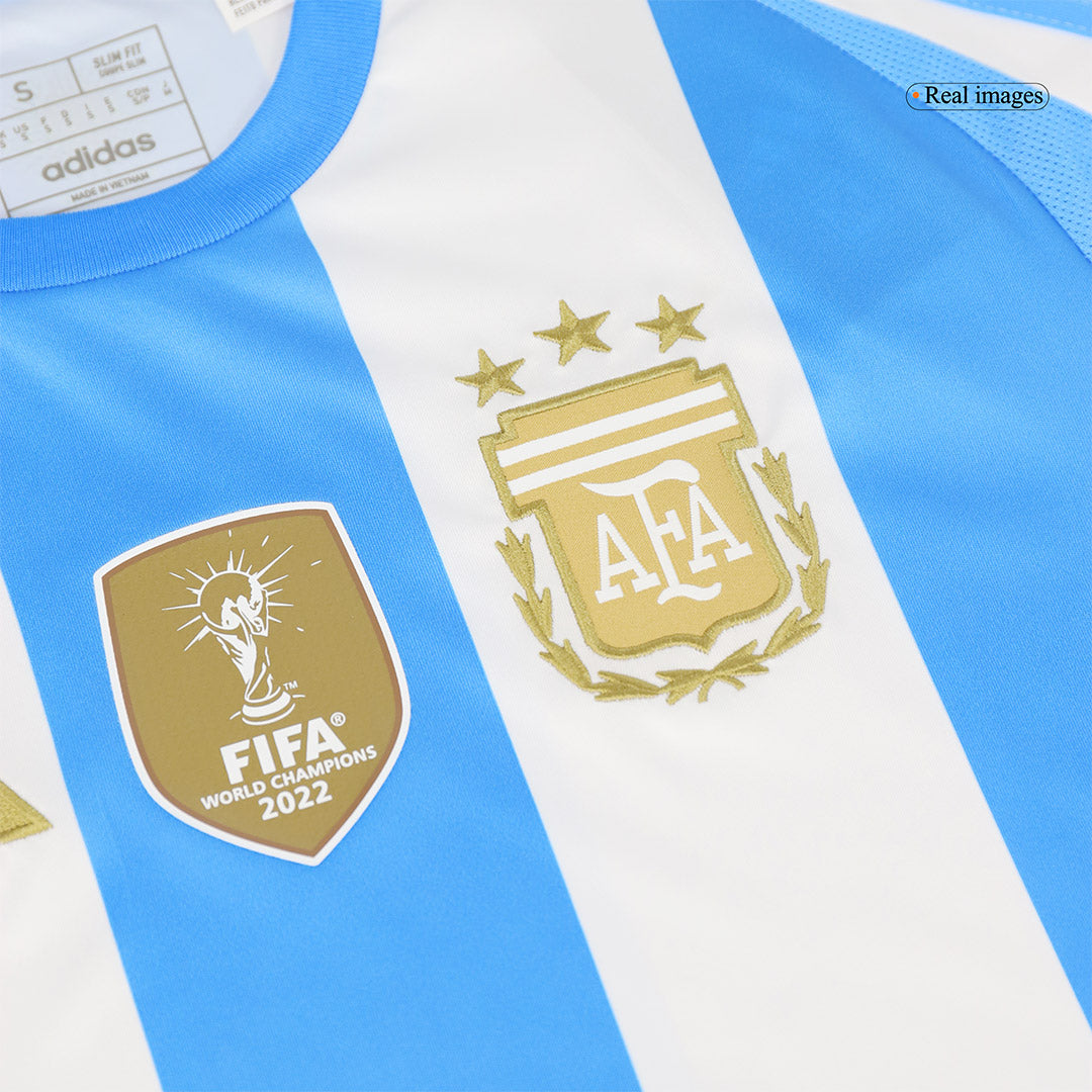 J.ALVAREZ #9 Argentina Home Soccer Jersey 2024 footmaillots.fr