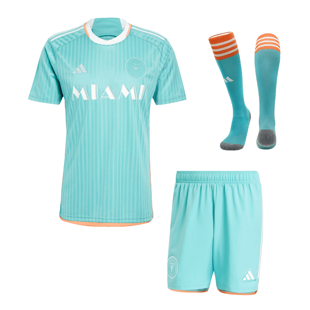 Inter Miami CF Third Away Soccer Jersey Kit(Jersey+Shorts+Socks) 2024 footmaillots.fr