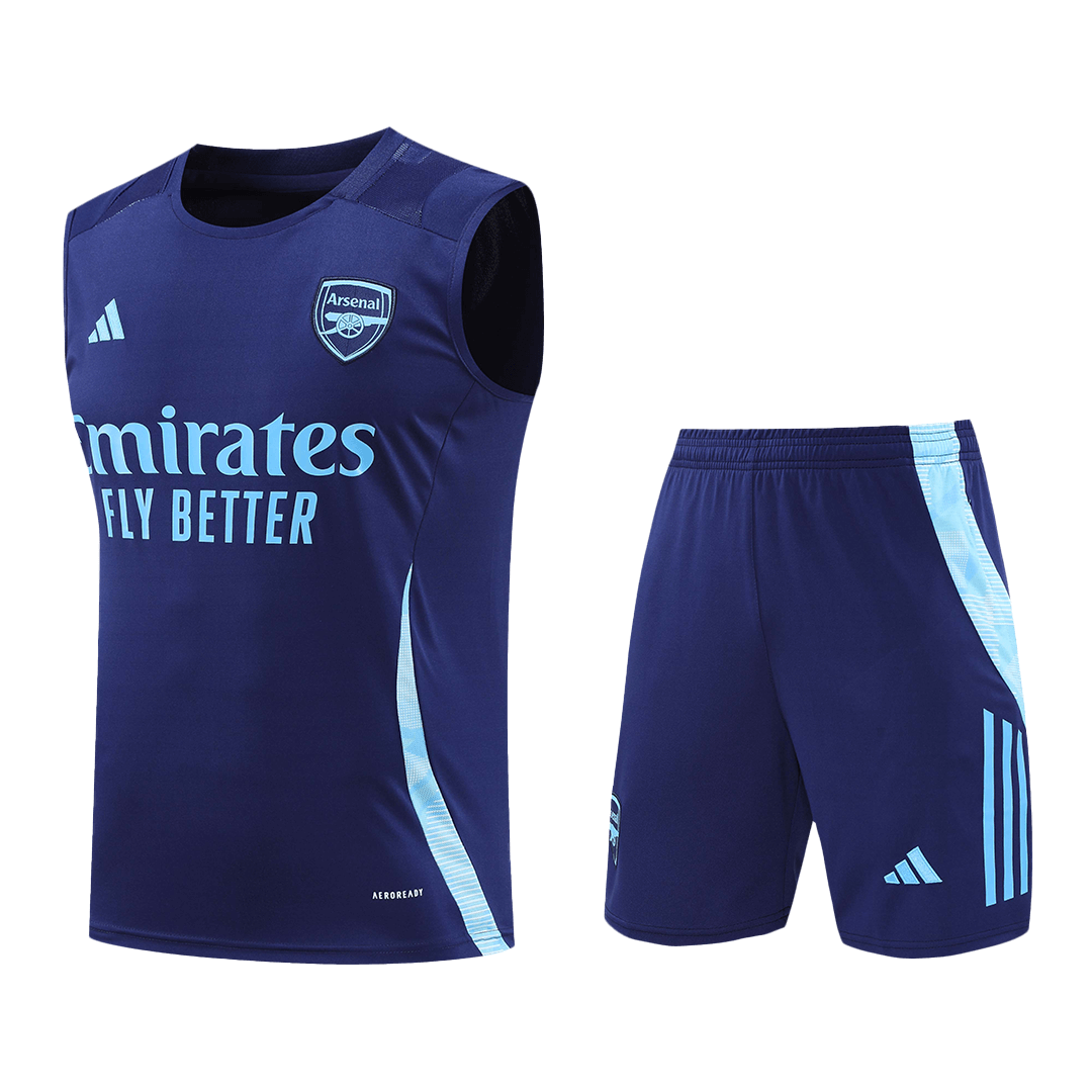 Arsenal Pre-Match Soccer Jersey Vest Kit(Jersey+Shorts) 2024/25 footmaillots.fr
