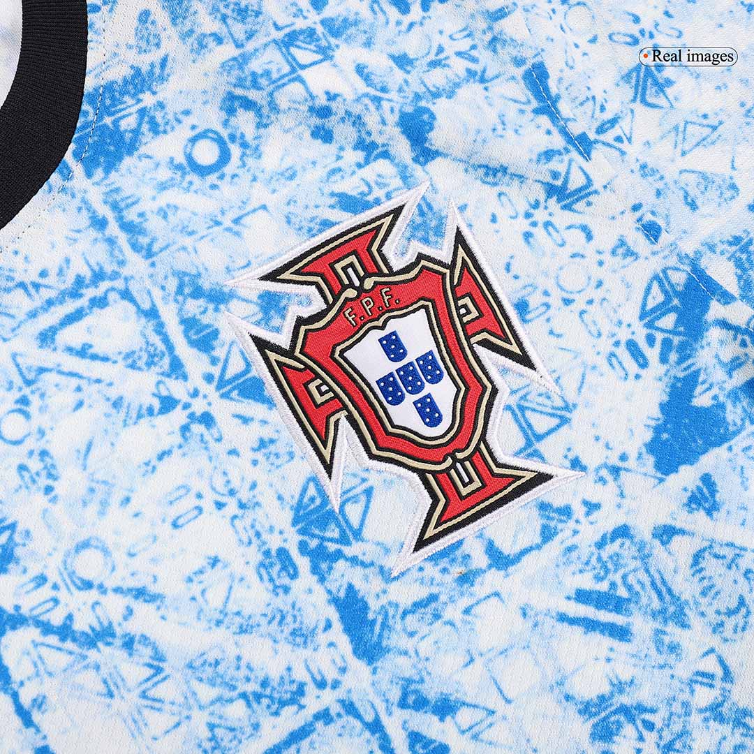 B.FERNANDES #8 Portugal Away Soccer Jersey Euro 2024 footmaillots.fr