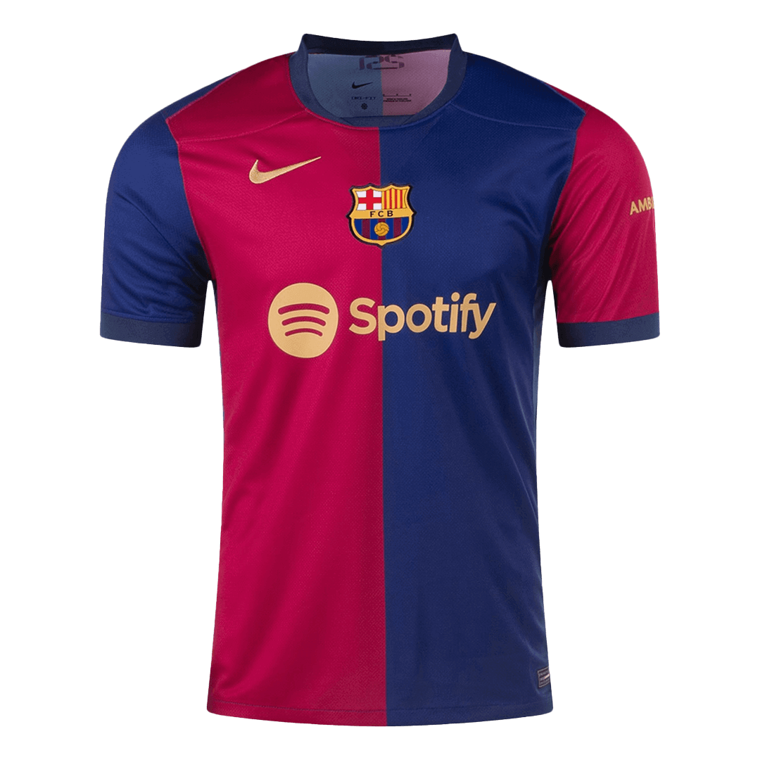 RAPHINHA #11 Barcelona Home Soccer Jersey 2024/25 footmaillots.fr