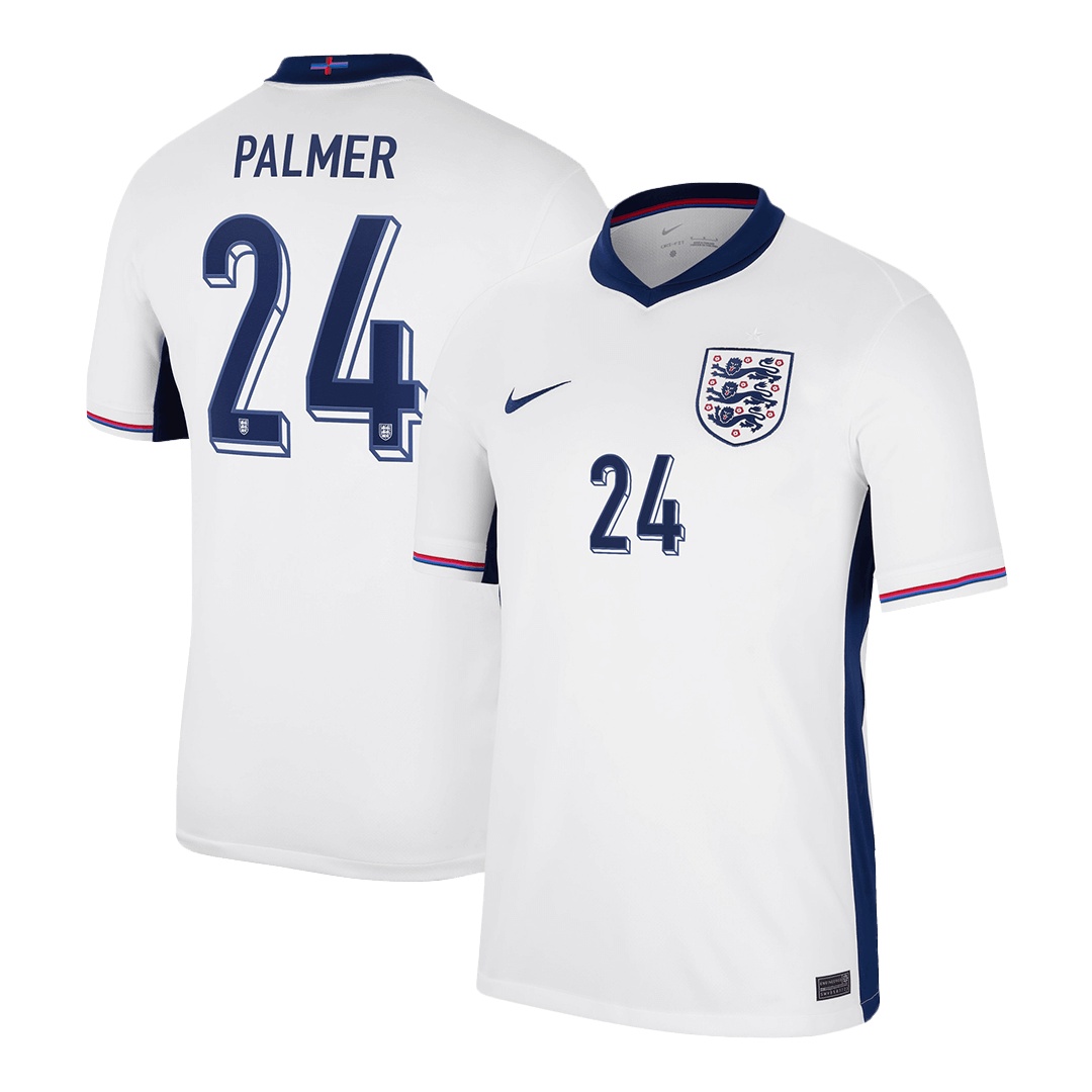 PALMER #24 England Home Soccer Jersey Euro 2024 footmaillots.fr