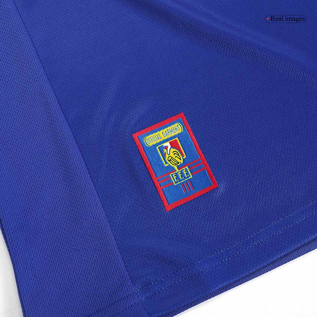 Retro HENRY #12 1998 France Home Soccer Jersey footmaillots.fr
