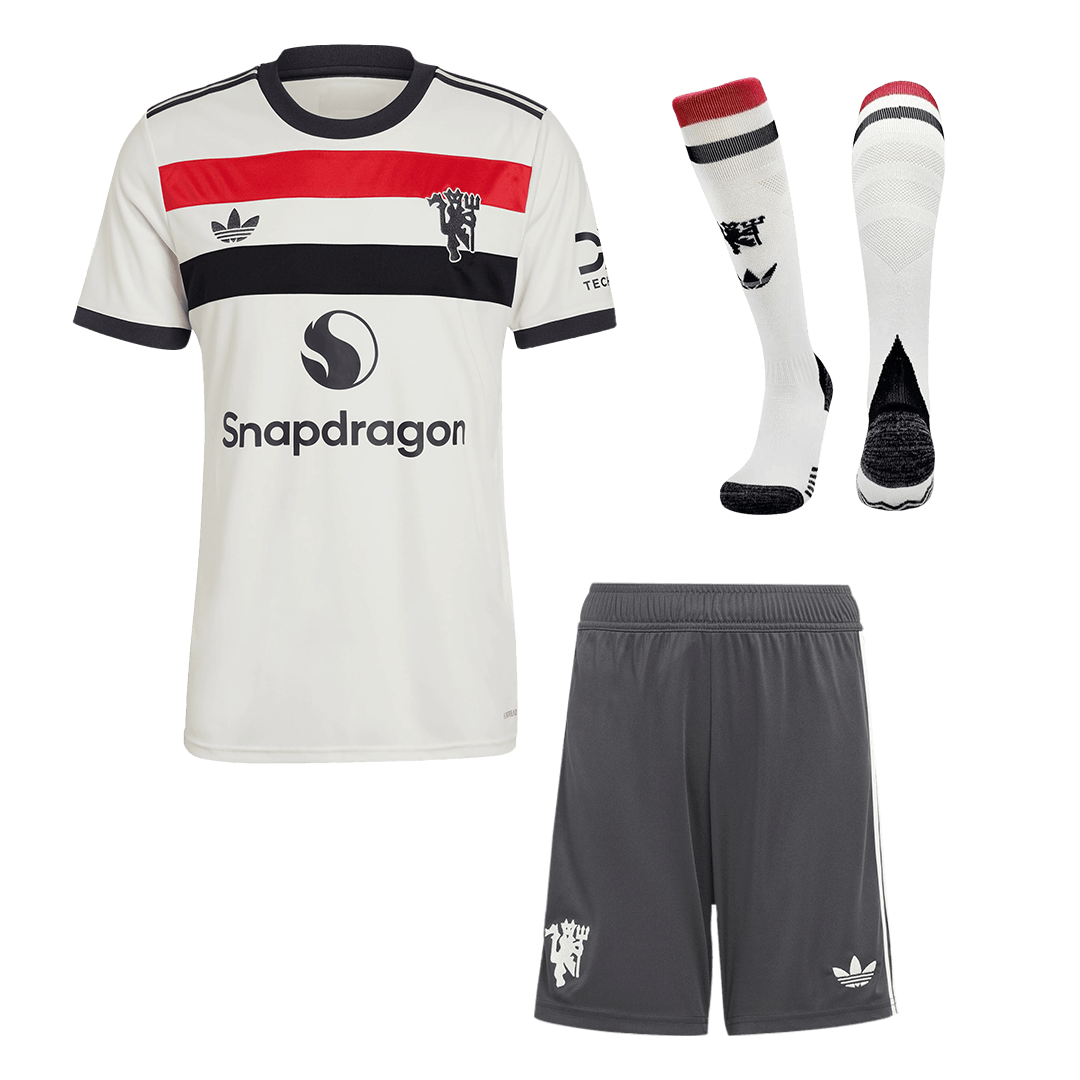 Manchester United Third Away Soccer Jersey Kit(Jersey+Shorts+Socks) 2024/25 footmaillots.fr