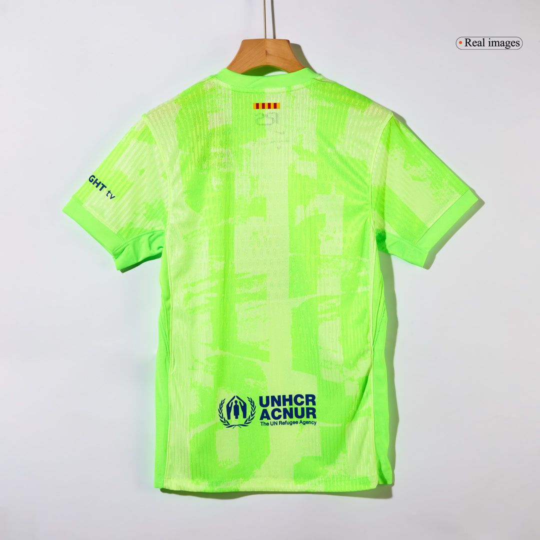 Player Version Barcelona Third Away Soccer Jersey 2024/25-?Spotify Logo Without Text? footmaillots.fr