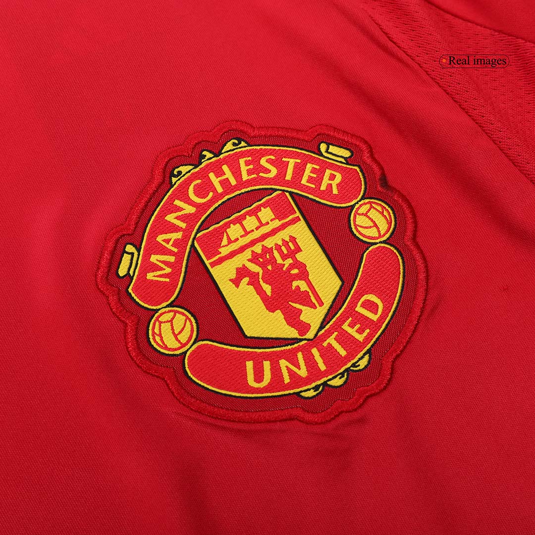 B.FERNANDES #8 Manchester United Home Soccer Jersey 2024/25 footmaillots.fr