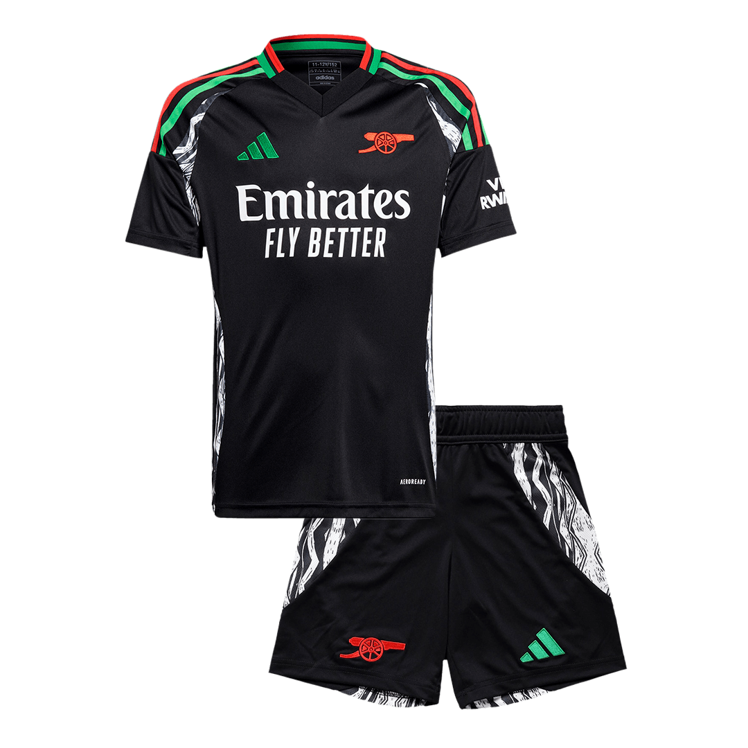 Kid's Arsenal Away Soccer Jersey Kit(Jersey+Shorts) 2024/25 footmaillots.fr