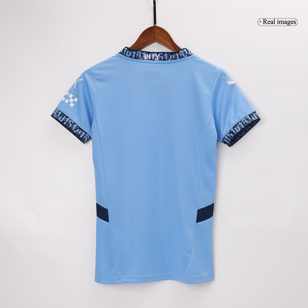 Women's Manchester City Home Soccer Jersey 2024/25 footmaillots.fr