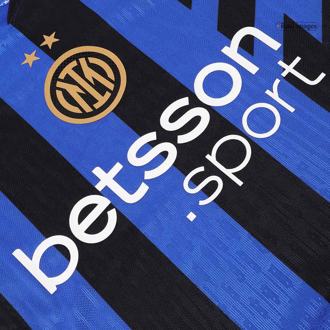 Player Version LAUTARO #10 Inter Milan Home Soccer Jersey 2024/25 footmaillots.fr