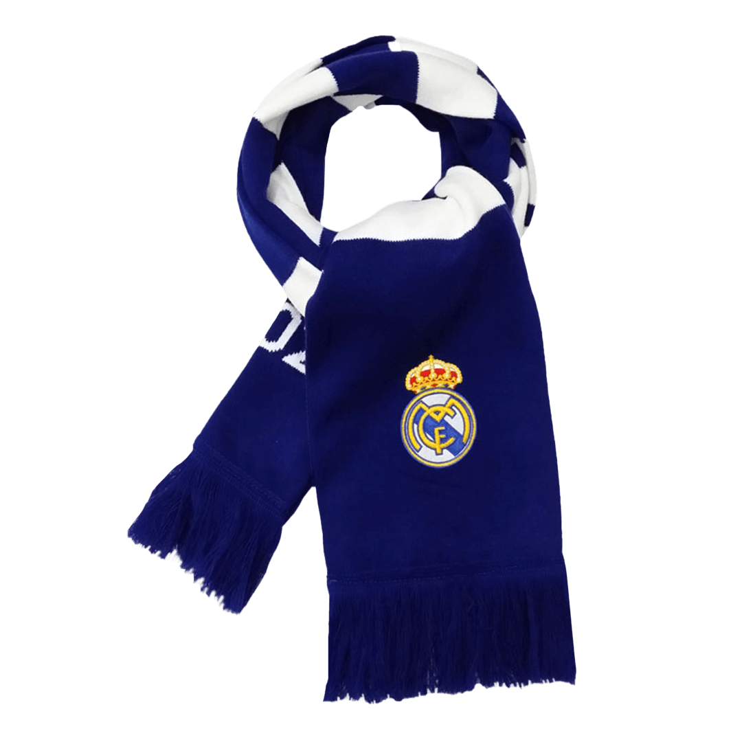 Real Madrid Soccer knitting Scarf Blue&White footmaillots.fr