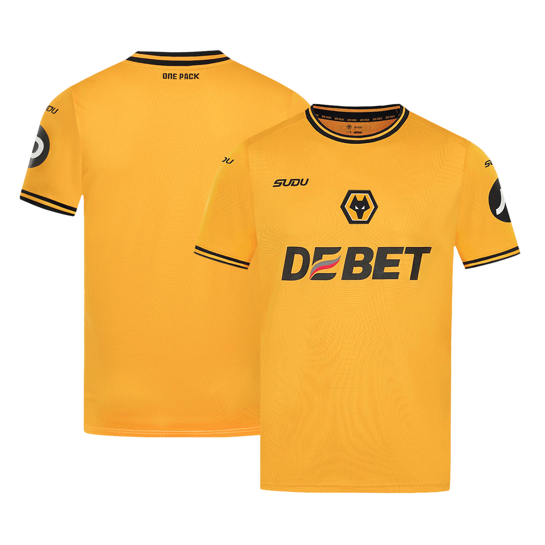 Wolverhampton Wanderers Home Soccer Jersey 2024/25 footmaillots.fr