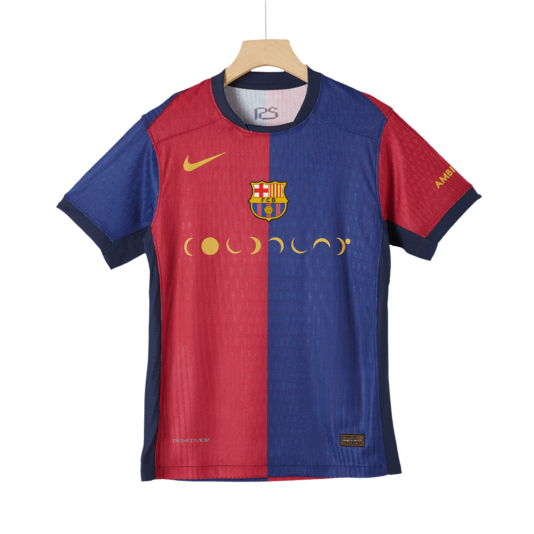 Player Version Barcelona Home Soccer Jersey 2024/25 - COLDPLAY footmaillots.fr