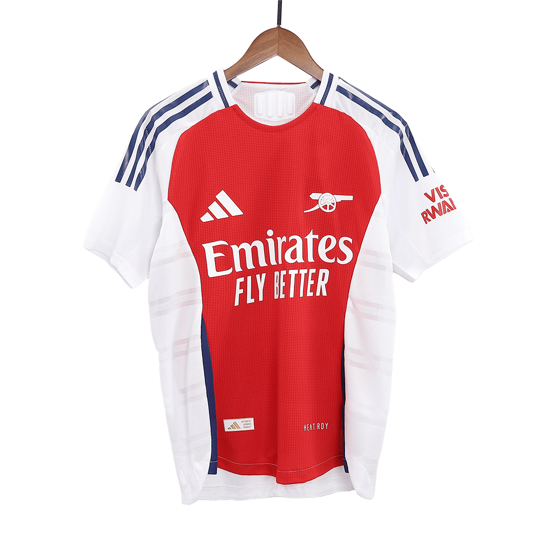 Player Version Arsenal Home Soccer Jersey Kit(Jersey+Shorts) 2024/25 footmaillots.fr