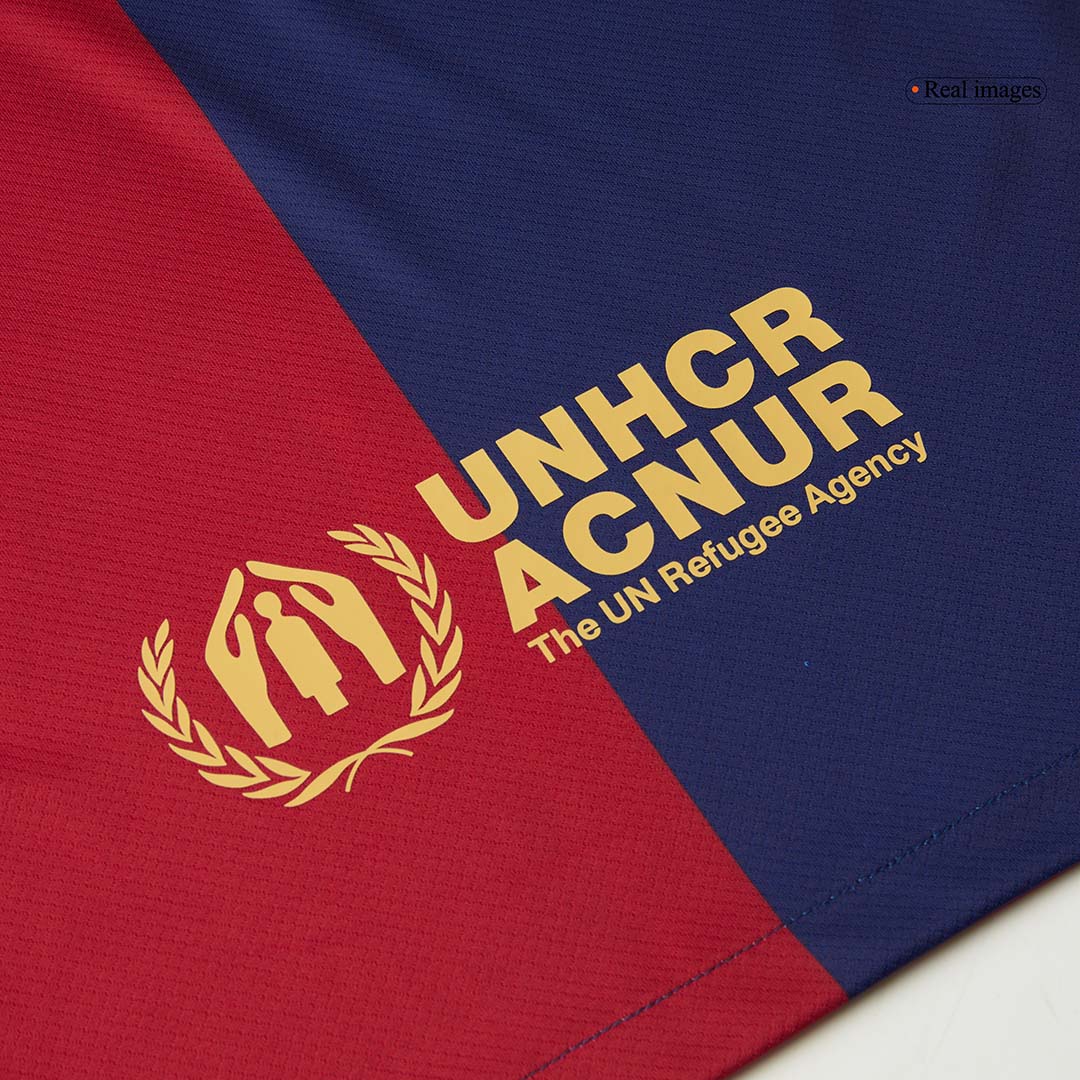 Barcelona Home Soccer Jersey 2024/25 - COLDPLAY footmaillots.fr