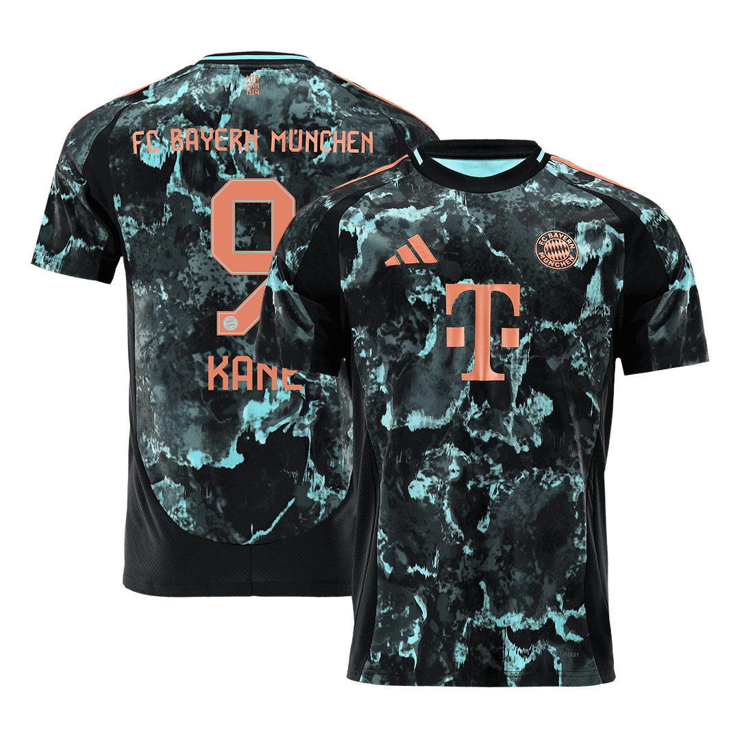 KANE #9 Bayern Munich Away Soccer Jersey 2024/25 footmaillots.fr