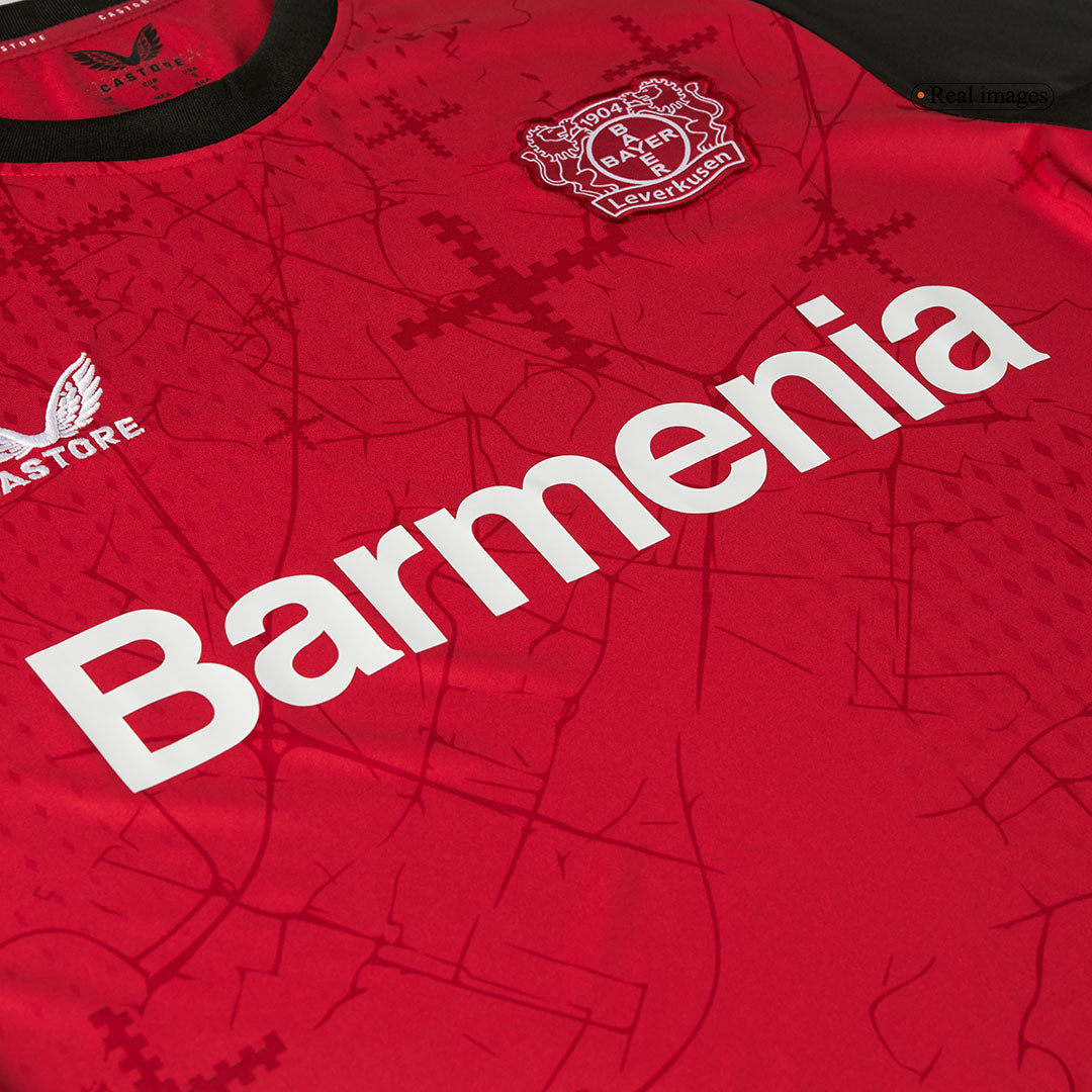 Bayer 04 Leverkusen Home Soccer Jersey 2024/25 footmaillots.fr