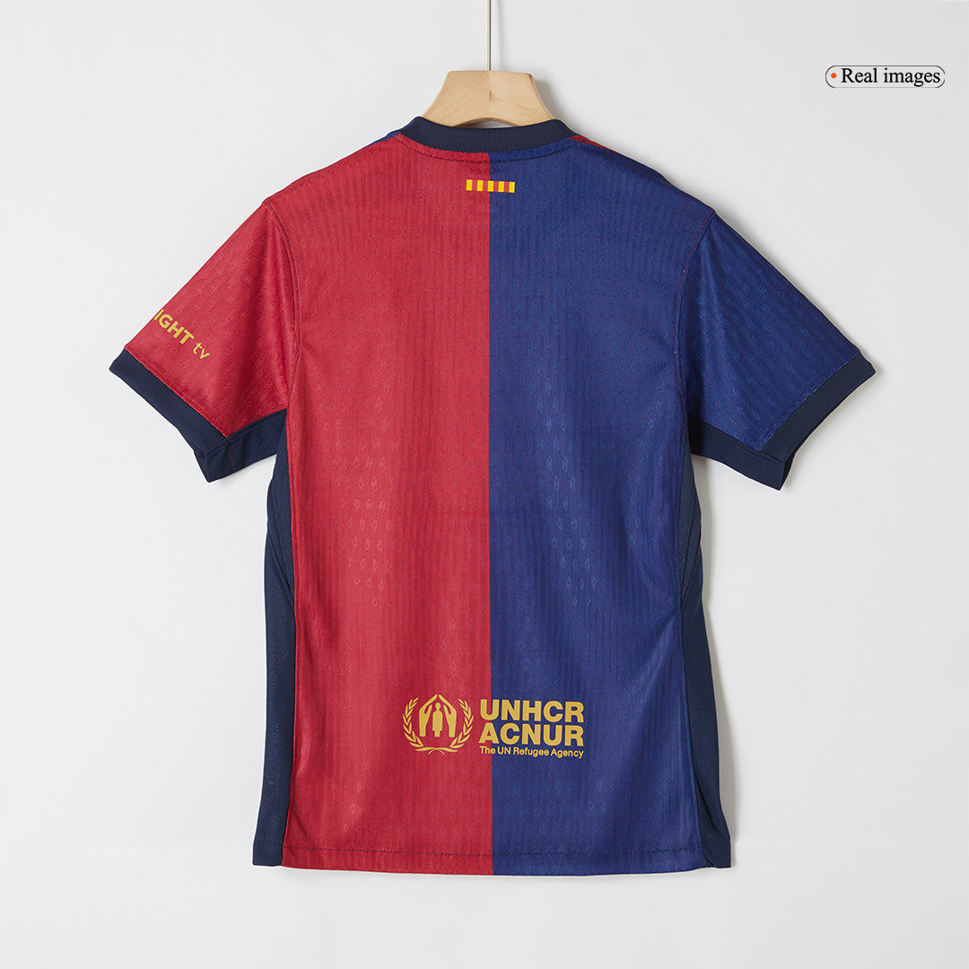 Player Version Barcelona Home Soccer Jersey 2024/25 - COLDPLAY footmaillots.fr