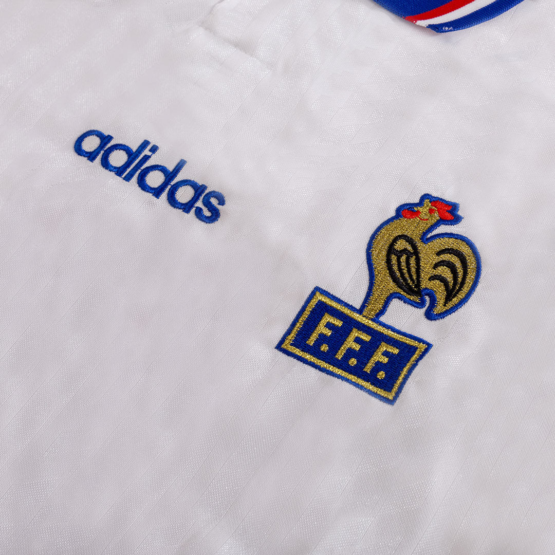 Retro 1994 France Away Soccer Jersey footmaillots.fr