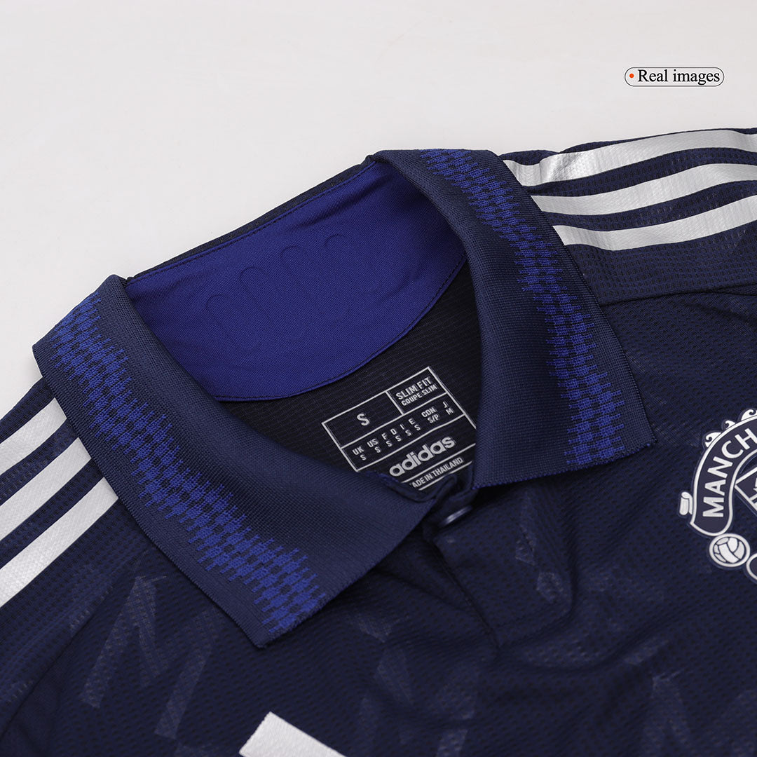 Player Version B.FERNANDES #8 Manchester United Away Soccer Jersey 2024/25 footmaillots.fr