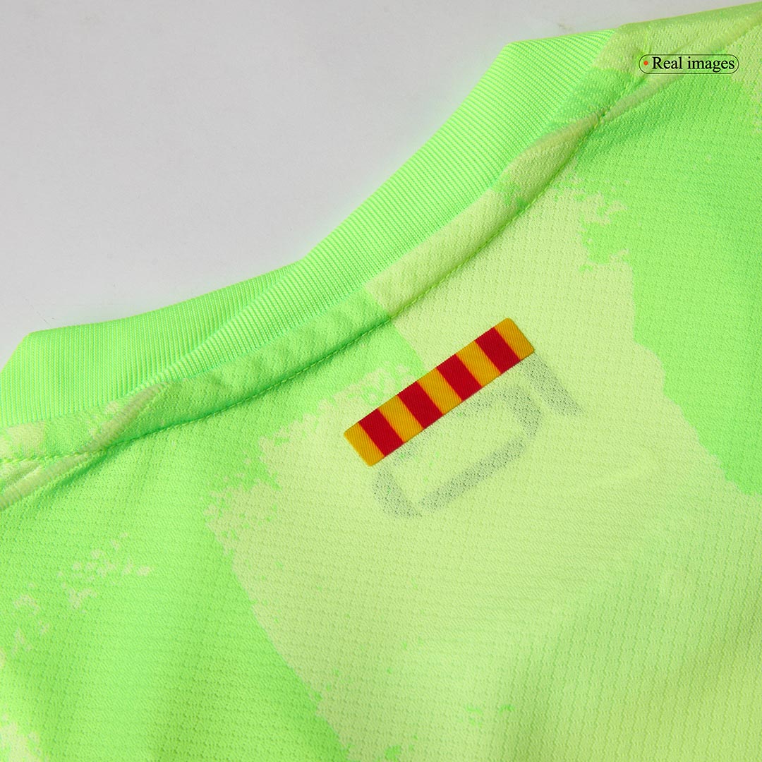 Barcelona Third Away Soccer Jersey 2024/25 - (Spotify Logo Without Text) footmaillots.fr