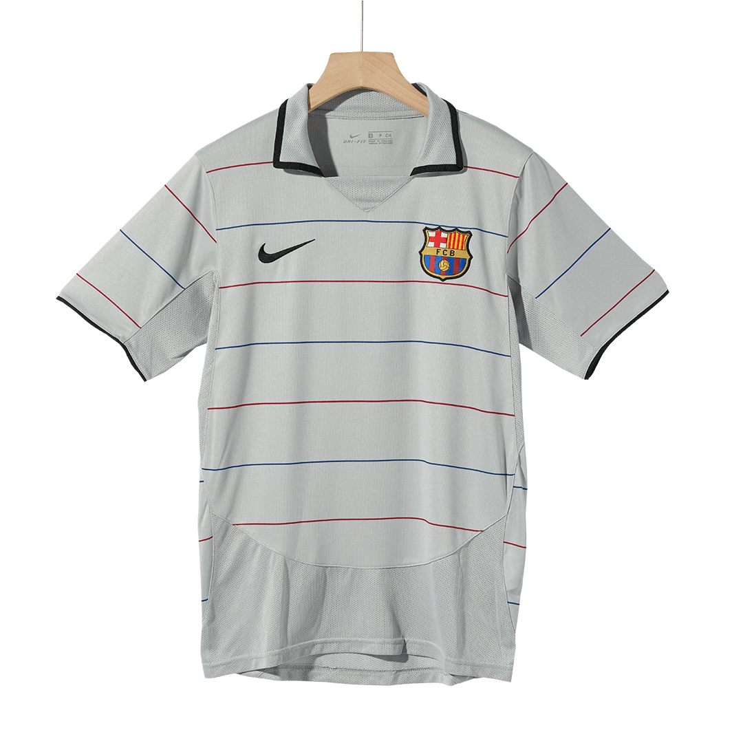 Retro 2003/04 Barcelona Away Soccer Jersey footmaillots.fr