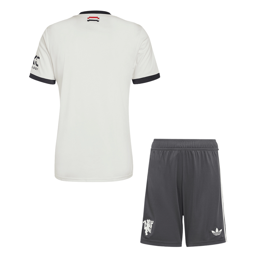 Manchester United Third Away Soccer Jersey Kit(Jersey+Shorts) 2024/25 footmaillots.fr