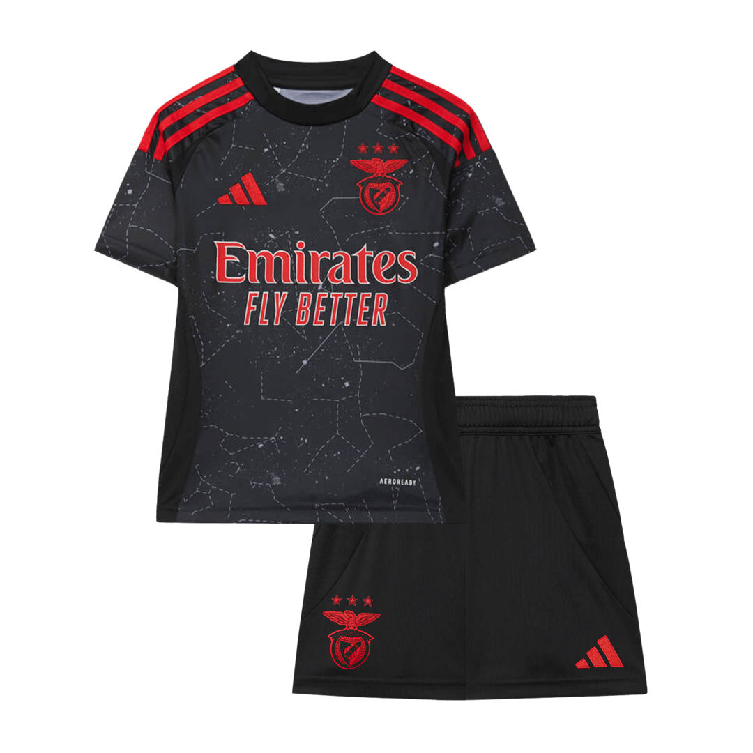 Kid's Benfica Away Soccer Jersey Kit(Jersey+Shorts) 2024/25 footmaillots.fr