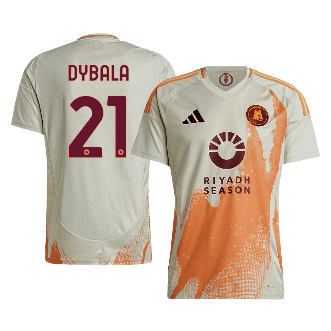 DYBALA #21 Roma Away Soccer Jersey 2024/25 footmaillots.fr