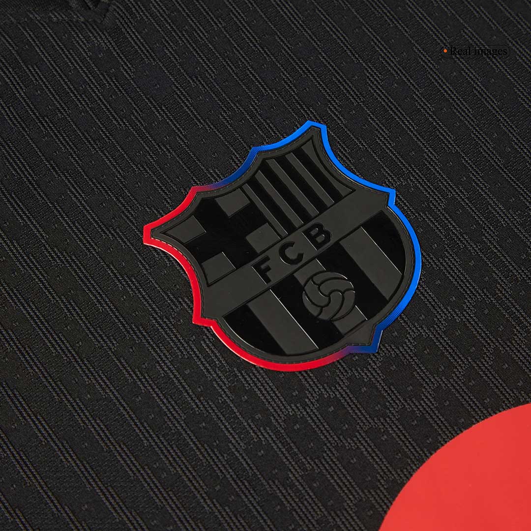 Player Version Barcelona Away Soccer Jersey 2024/25 - Spotify Logo Without Text footmaillots.fr