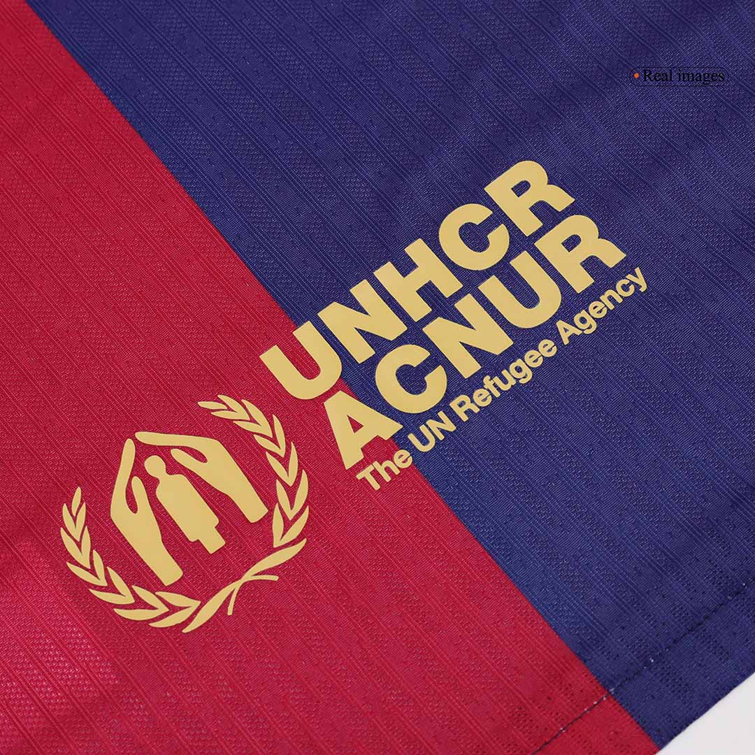 Player Version Barcelona Home Soccer Jersey 2024/25 - 125th Anniversary footmaillots.fr