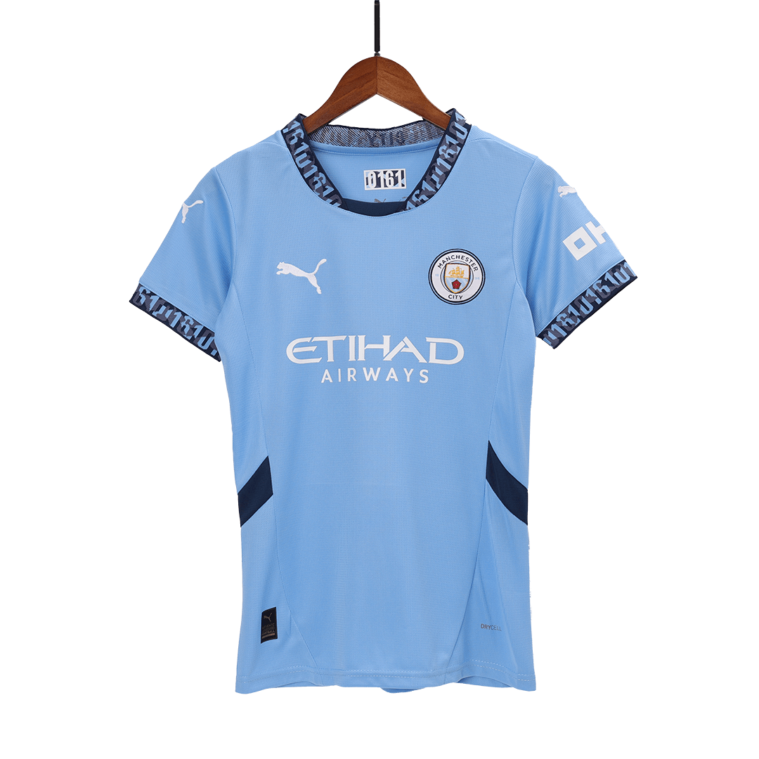 Women's Manchester City Home Soccer Jersey 2024/25 footmaillots.fr