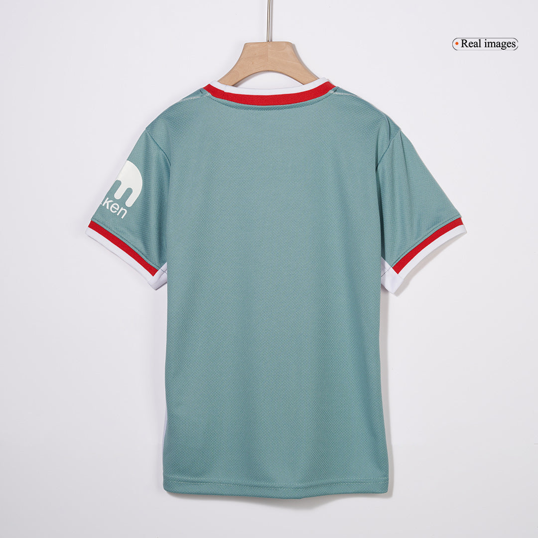 Kid's Atletico Madrid Away Soccer Jersey Kit(Jersey+Shorts+Socks) 2024/25 footmaillots.fr