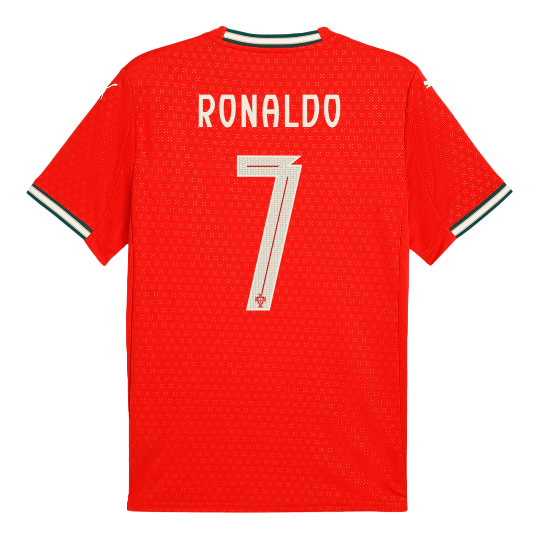 RONALDO #7 Portugal Home Soccer Jersey 2025 footmaillots.fr