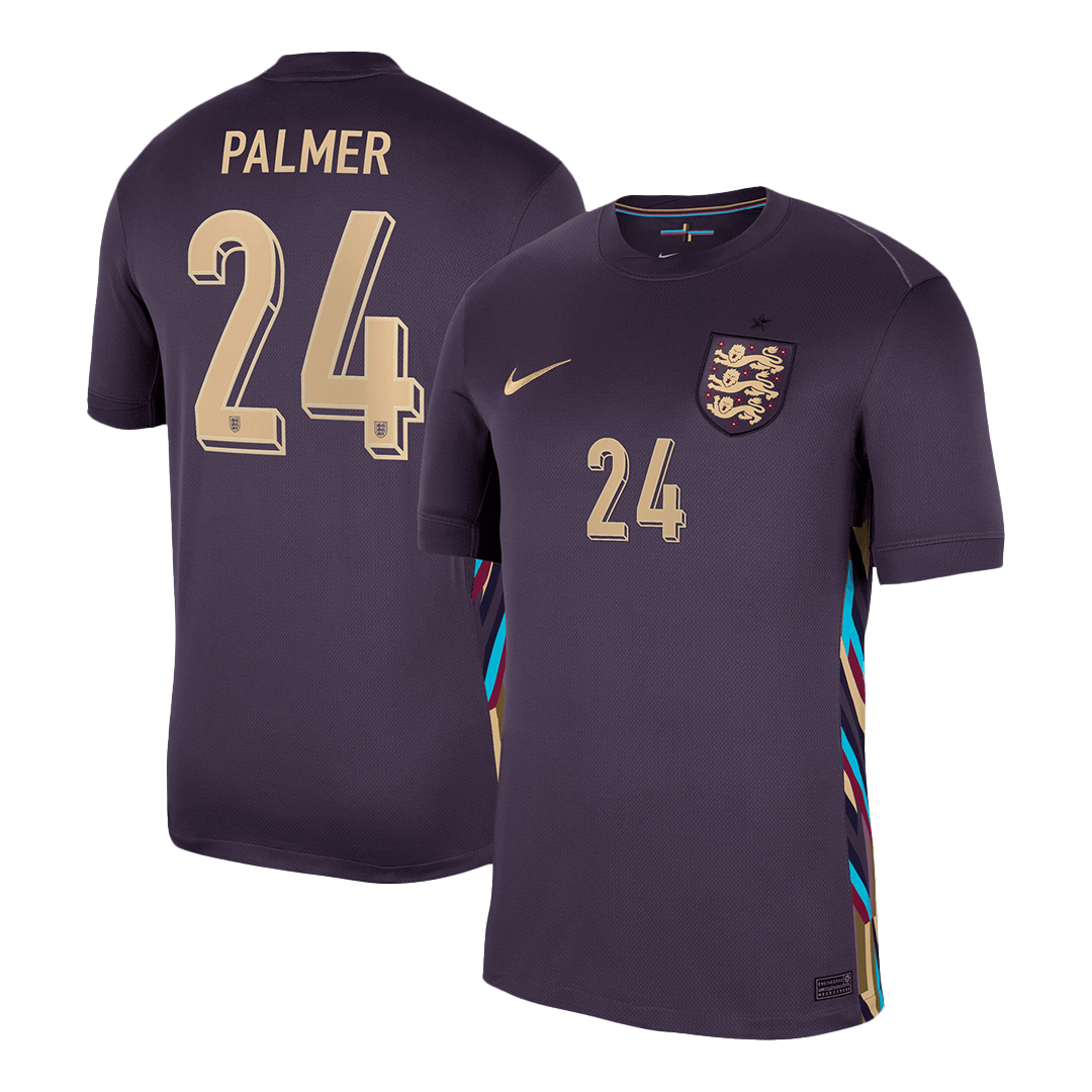 PALMER #24 England Away Soccer Jersey Euro 2024 footmaillots.fr