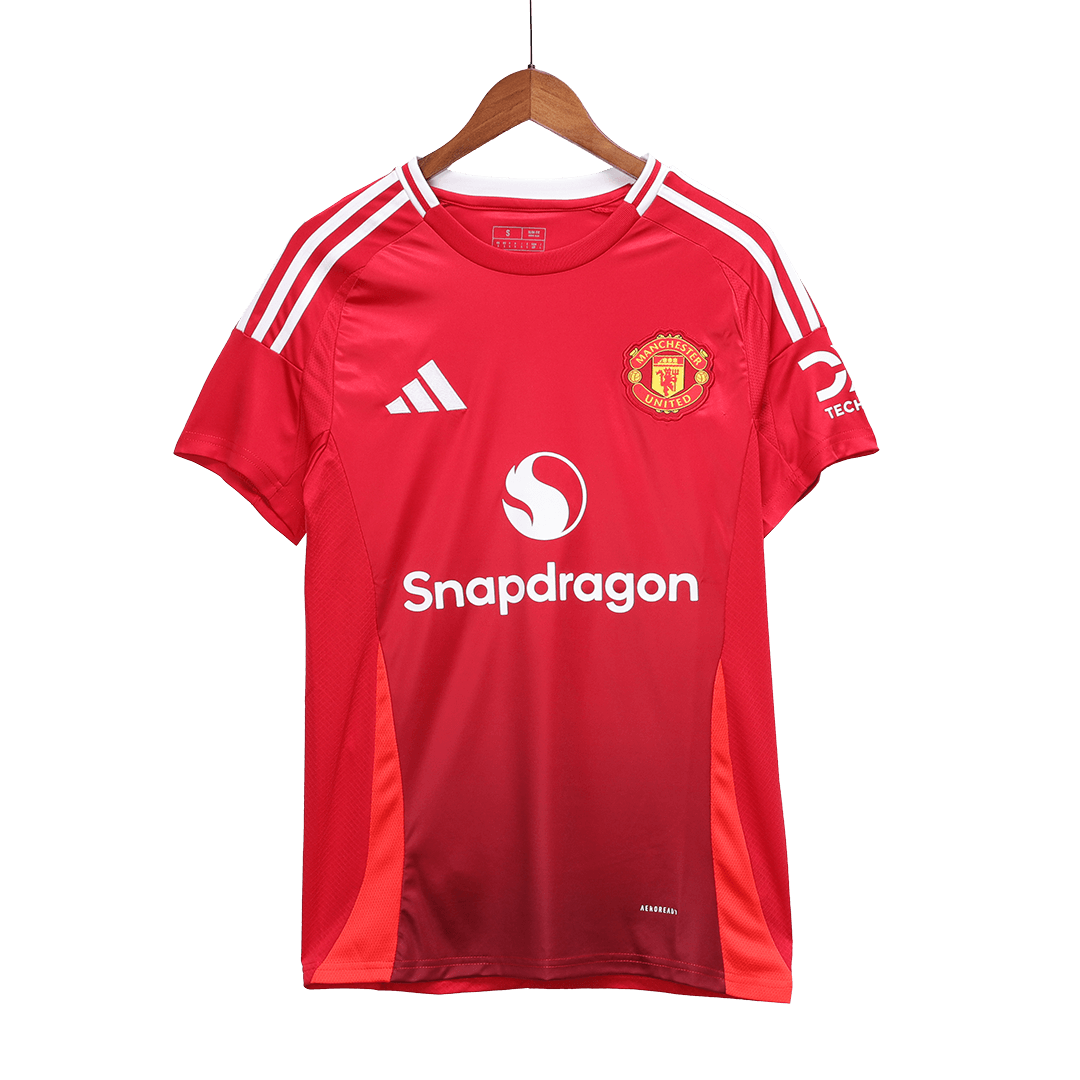 Manchester United Home Soccer Jersey 2024/25 footmaillots.fr