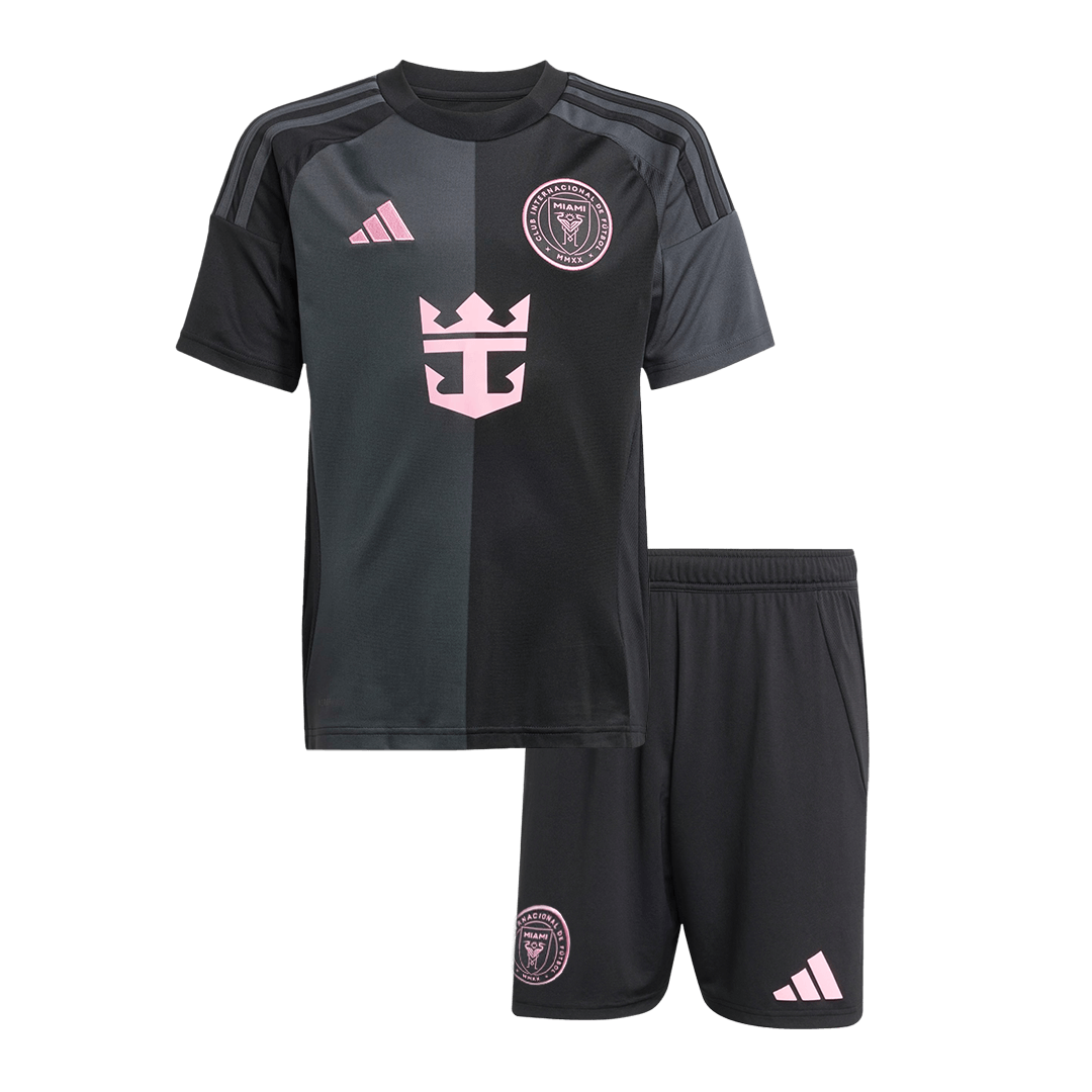 Kid's Inter Miami CF Away Soccer Jersey Kit(Jersey+Shorts) 2025 footmaillots.fr