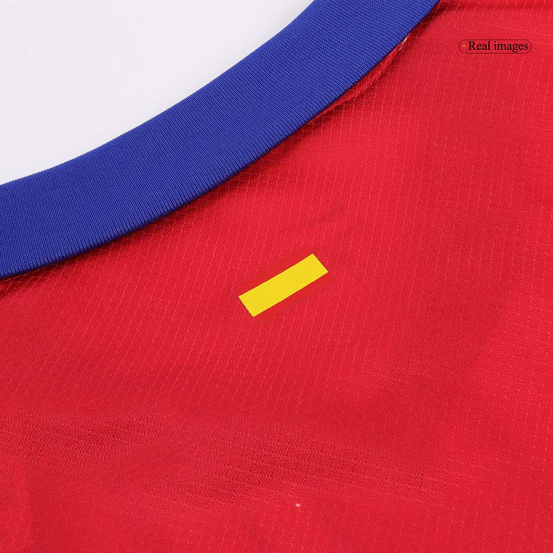 Kid's Atletico Madrid Home Soccer Jersey Kit(Jersey+Shorts) 2024/25 footmaillots.fr