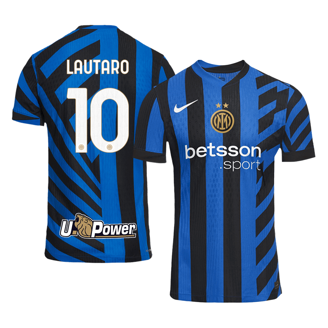 Player Version LAUTARO #10 Inter Milan Home Soccer Jersey 2024/25 footmaillots.fr