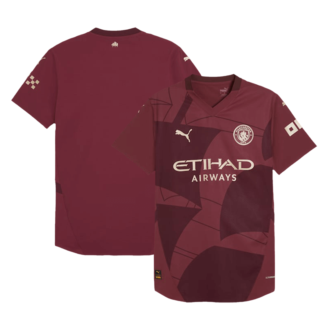 Player Version Manchester City Third Away Soccer Jersey 2024/25 footmaillots.fr