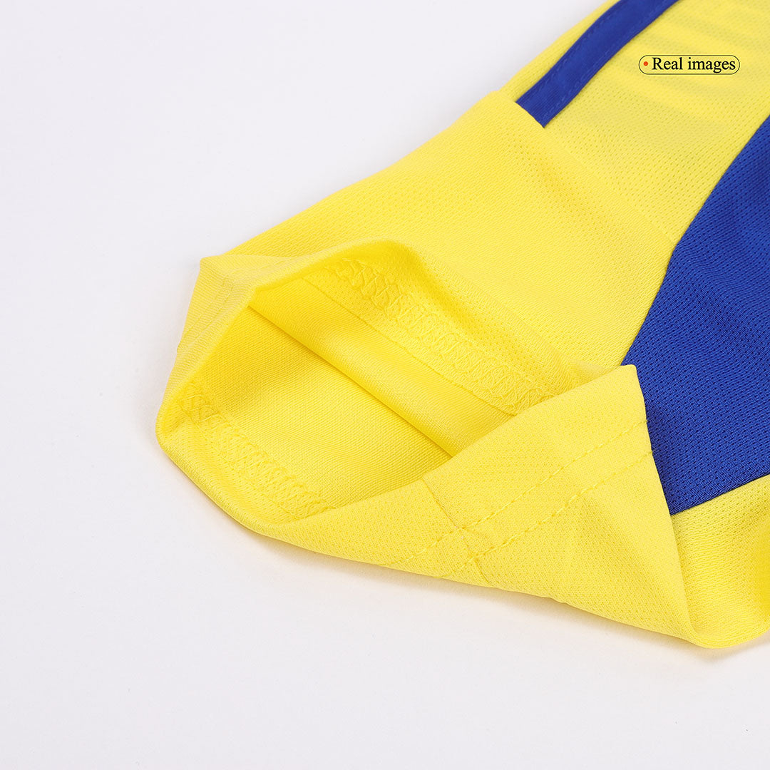 Kid's RONALDO #7 Al Nassr Home Soccer Jersey Kit(Jersey+Shorts+Socks) 2024/25 footmaillots.fr