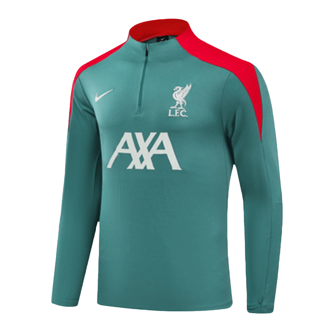 Liverpool Zipper Sweatshirt Kit(Top+Pants) 2024/25 footmaillots.fr