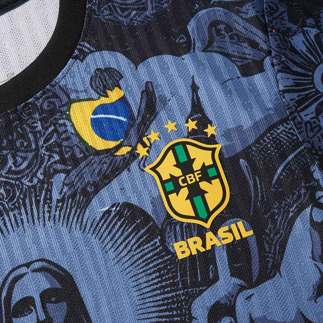 Player Version Brazil Jesus Soccer Jersey 2024 footmaillots.fr