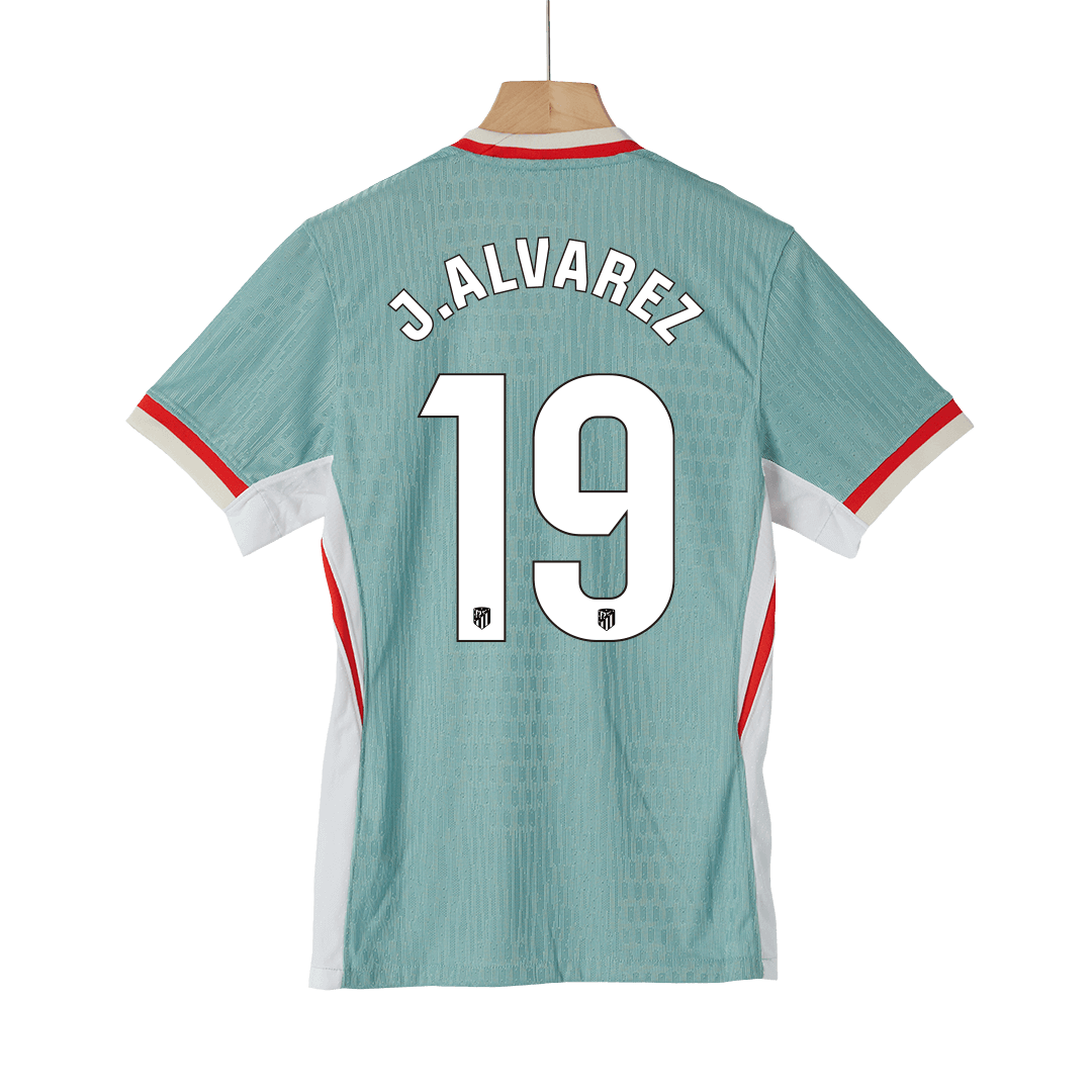Player Version J.ALVAREZ #19 Atletico Madrid Away Soccer Jersey 2024/25 footmaillots.fr