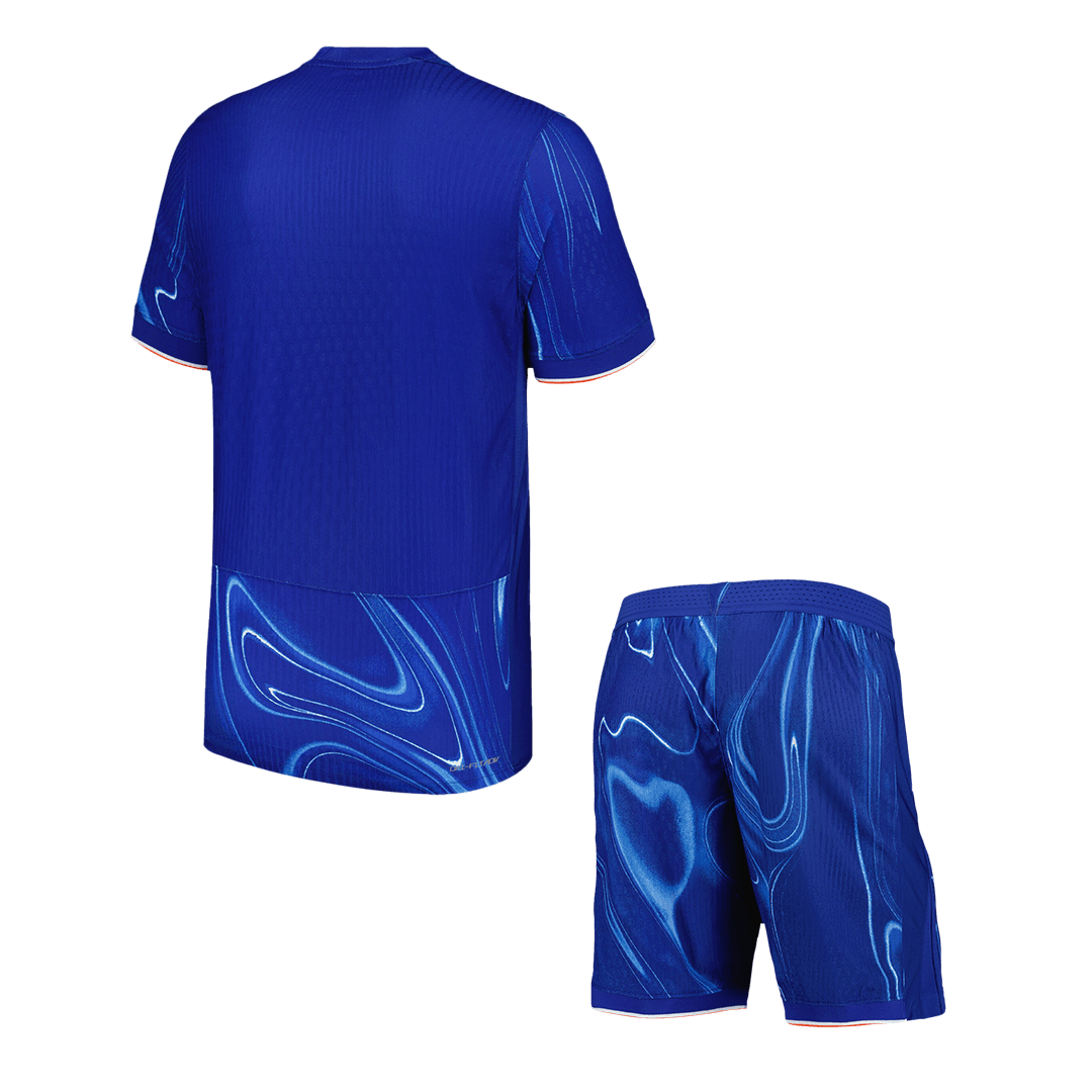 Player Version Chelsea Home Soccer Jersey Kit(Jersey+Shorts) 2024/25 footmaillots.fr