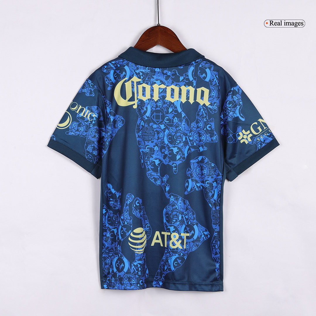 Kid's Club America Away Soccer Jersey Kit(Jersey+Shorts) 2024/25 footmaillots.fr