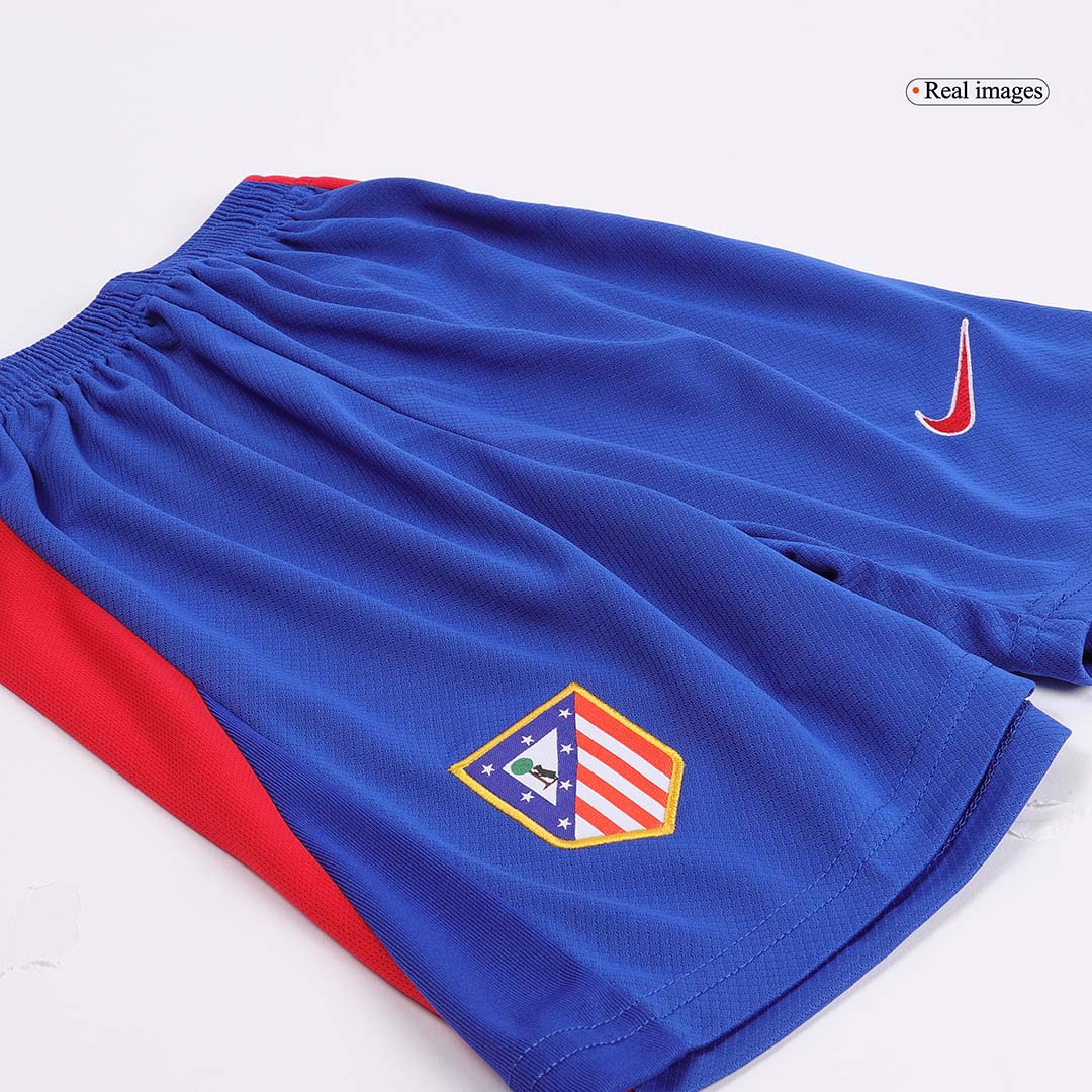 Kid's Atletico Madrid Home Soccer Jersey Kit(Jersey+Shorts) 2024/25 footmaillots.fr