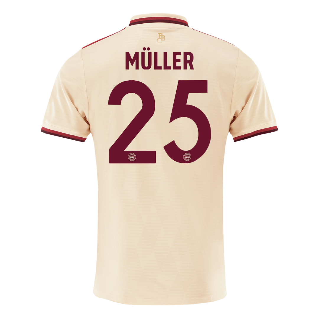 MÜLLER #25 Bayern Munich Third Away Soccer Jersey 2024/25 - UCL footmaillots.fr